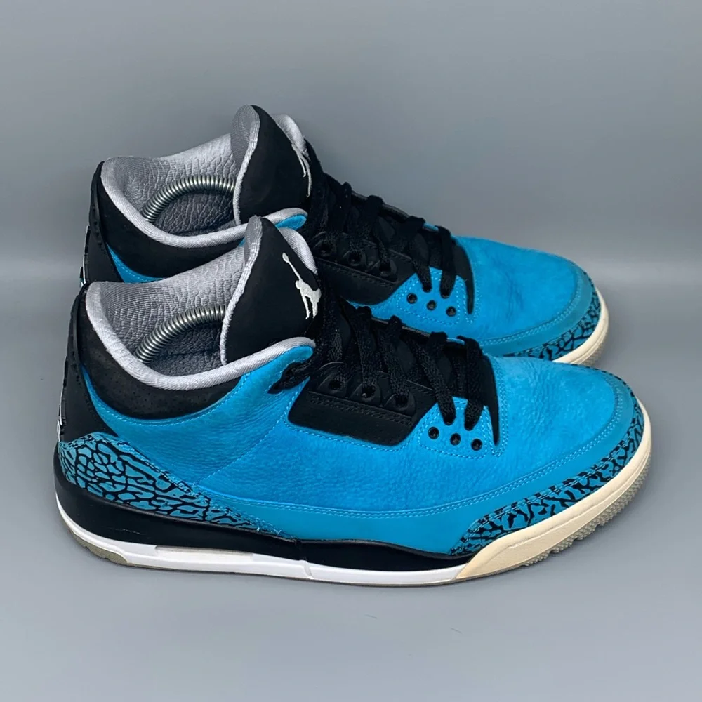Jordan 3 Retro Powder Blue Shoes Men's Sz 10‎
